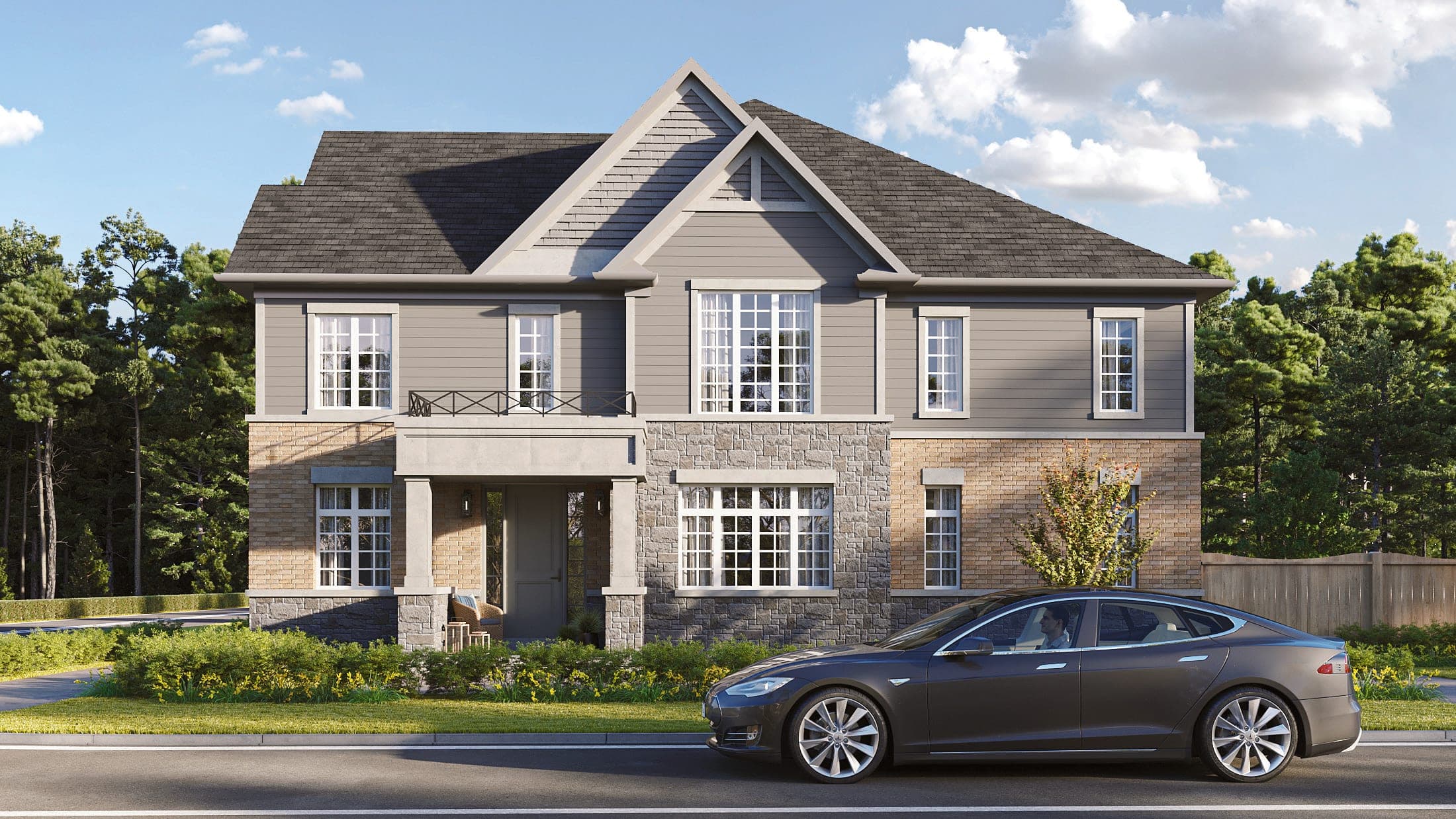 A detached home at Erin Glen in Erin, Ontario. Artist's concept.
